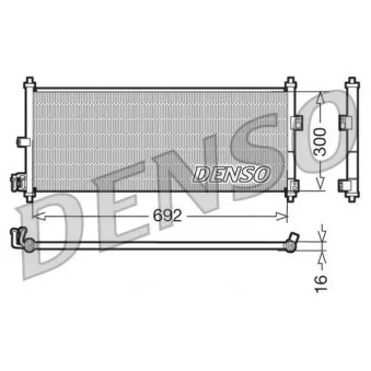 DENSO DCN46011 - Condenseur, climatisation