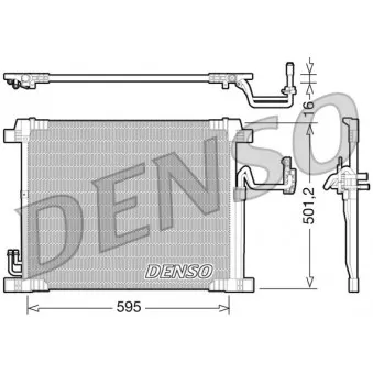 DENSO DCN46012 - Condenseur, climatisation