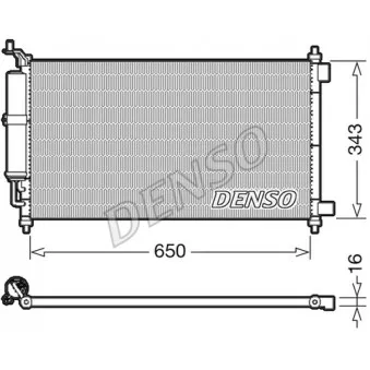DENSO DCN46020 - Condenseur, climatisation