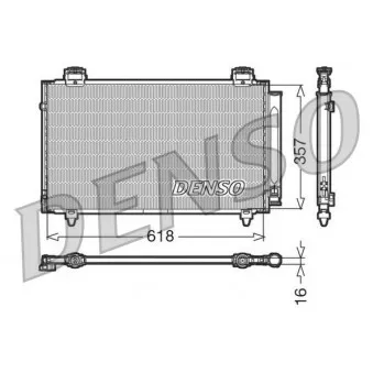 DENSO DCN50004 - Condenseur, climatisation