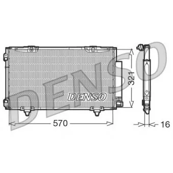 DENSO DCN50011 - Condenseur, climatisation