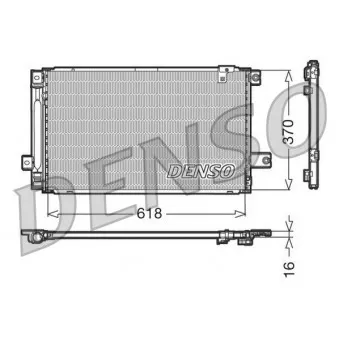 DENSO DCN50013 - Condenseur, climatisation