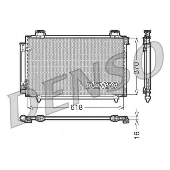 Condenseur, climatisation DENSO DCN50016