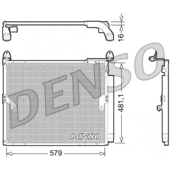 DENSO DCN50019 - Condenseur, climatisation