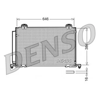 DENSO DCN50027 - Condenseur, climatisation