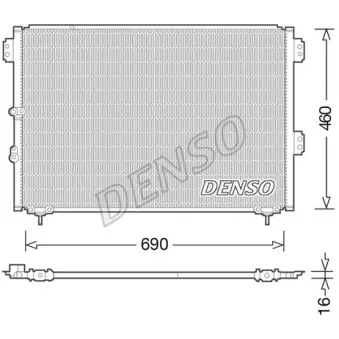 DENSO DCN50033 - Condenseur, climatisation