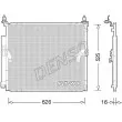 Condenseur, climatisation DENSO [DCN50034]