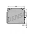 Condenseur, climatisation DENSO [DCN50036]