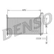 Condenseur, climatisation DENSO [DCN50037]