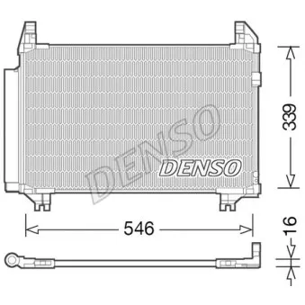 DENSO DCN50039 - Condenseur, climatisation