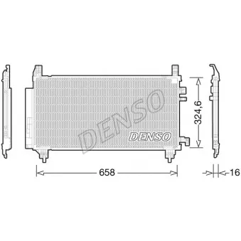 DENSO DCN50046 - Condenseur, climatisation