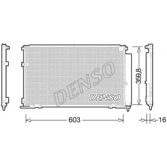 DENSO DCN50047 - Condenseur, climatisation
