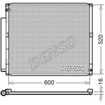 DENSO DCN50051 - Condenseur, climatisation