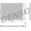 Condenseur, climatisation DENSO [DCN51001]