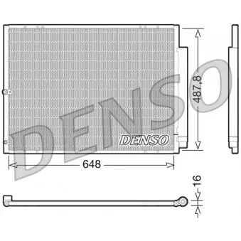 DENSO DCN51001 - Condenseur, climatisation