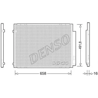 DENSO DCN51010 - Condenseur, climatisation