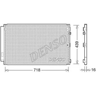 Condenseur, climatisation DENSO DCN51011