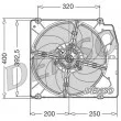 DENSO DER01005 - Ventilateur, refroidissement du moteur