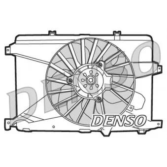 DENSO DER01014 - Ventilateur, refroidissement du moteur