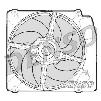 DENSO DER01203 - Ventilateur, refroidissement du moteur