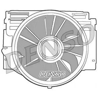 Ventilateur, refroidissement du moteur DENSO OEM 64546921940