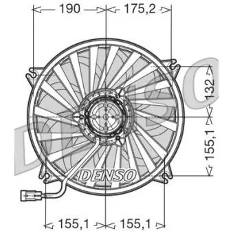 Ventilateur du moteur OE 1253Q8