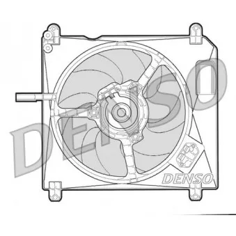 Ventilateur, refroidissement du moteur DENSO DER09002