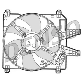 DENSO DER09004 - Ventilateur, refroidissement du moteur