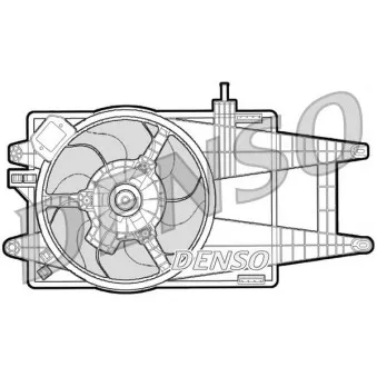 Ventilateur, refroidissement du moteur DENSO DER09040