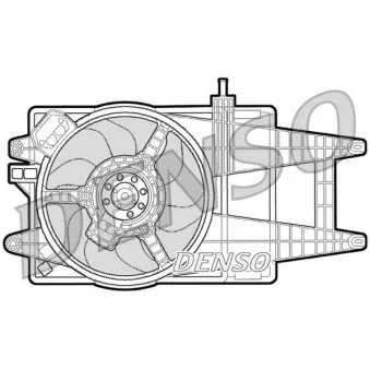 Ventilateur, refroidissement du moteur DENSO DER09042
