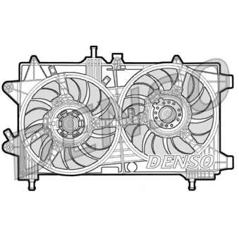 Ventilateur, refroidissement du moteur DENSO DER09043