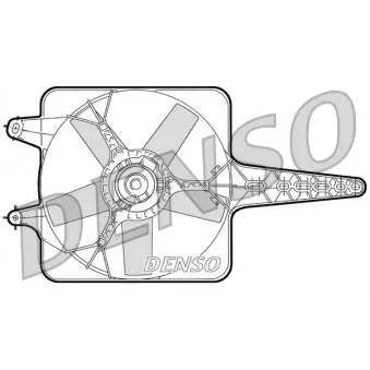 Ventilateur, refroidissement du moteur DENSO DER09071