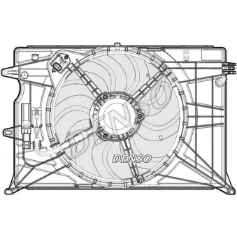 Ventilateur, refroidissement du moteur DENSO DER09073