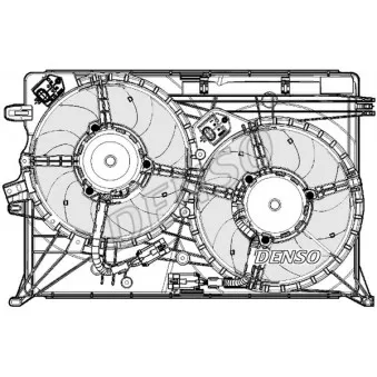 Ventilateur, refroidissement du moteur DENSO OEM 52026817