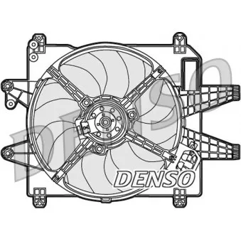 Ventilateur, refroidissement du moteur DENSO DER09089