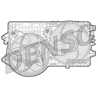Ventilateur, refroidissement du moteur DENSO DER09093