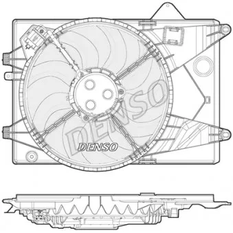 Ventilateur, refroidissement du moteur DENSO DER15003