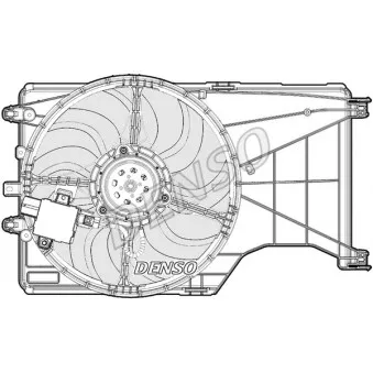 DENSO DER20001 - Ventilateur, refroidissement du moteur