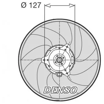 Ventilateur, refroidissement du moteur DENSO OEM GA201612