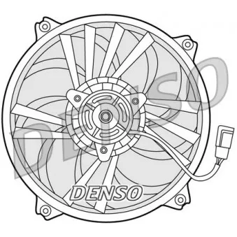 Ventilateur, refroidissement du moteur DENSO DER21015 pour CITROEN XSARA 2.0 16V - 136cv