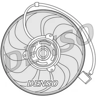 Ventilateur, refroidissement du moteur DENSO DER27001 pour VOLKSWAGEN POLO 1.4 TDI - 75cv
