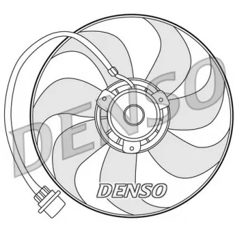 Ventilateur, refroidissement du moteur DENSO DER32001 pour VOLKSWAGEN GOLF 1.9 TDI - 110cv