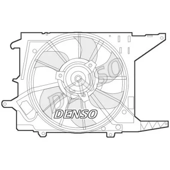 Ventilateur, refroidissement du moteur DENSO OEM 35-2103