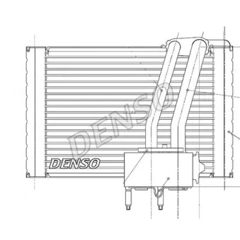 DENSO DEV07005 - Evaporateur climatisation