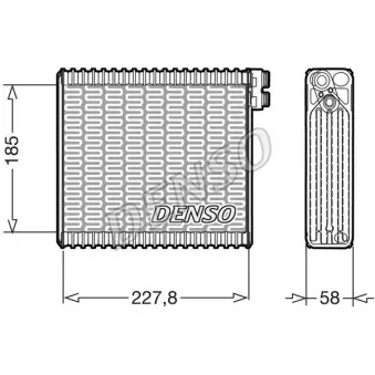 DENSO DEV09011 - Evaporateur climatisation