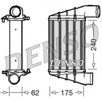 Intercooler, échangeur DENSO OEM BSG 90-535-002