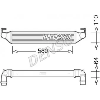 DENSO DIT06002 - Intercooler, échangeur