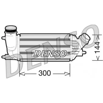 DENSO DIT07001 - Intercooler, échangeur
