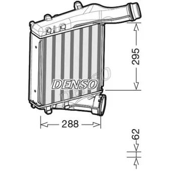 DENSO DIT28019 - Intercooler, échangeur