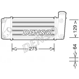 Intercooler, échangeur DENSO DIT50013